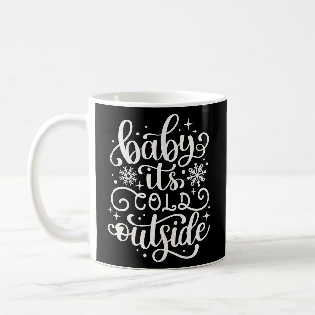Baby Det är Kallet utanför Kaffemugg (Vänster)