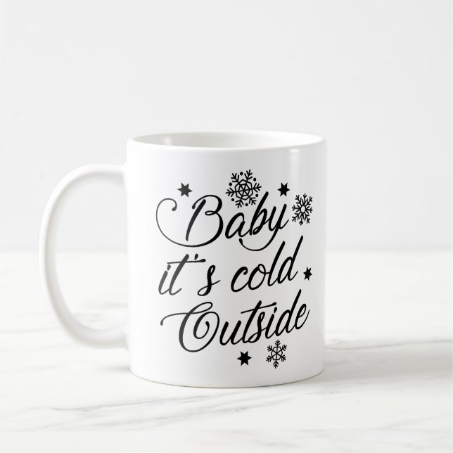 Baby Det är Kallet utanför Kaffemugg (Vänster)