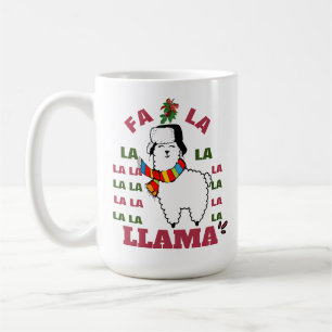 Baby Det är Kallet utanför Mugg - Llama Helgdag