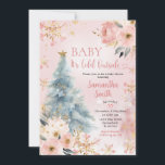 Baby Det är Kallet utanför Rosa Winter Snowflake B Inbjudningar<br><div class="desc">Baby Det är Kall utanför Rosa Snowflake Baby Shower-inbjudan</div>