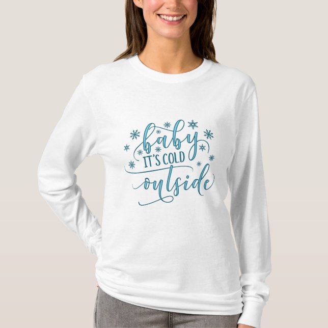Baby Det är Kallet utanför T Shirt (Framsida)