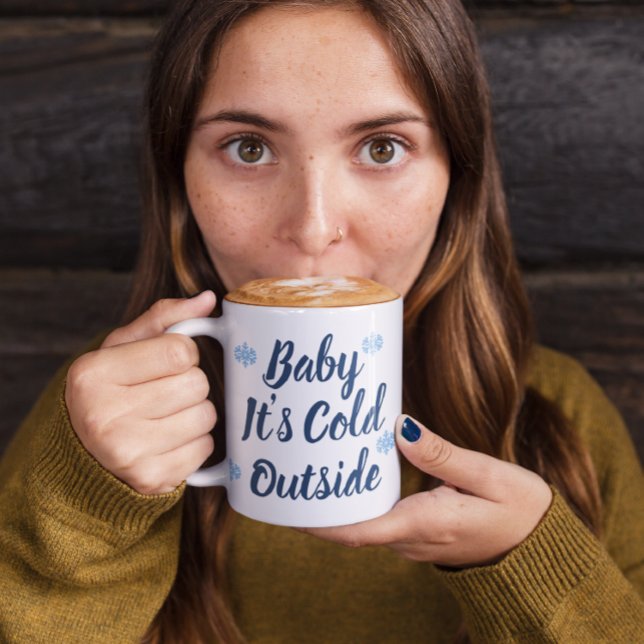 Baby Det är Kallet utanför Två-Tonad Mugg (Skapare uppladdad)