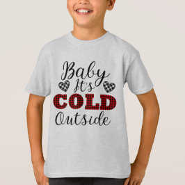 Baby Det är Kallet utanför vintern T Shirt