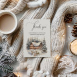 Baby Det är Kallet utanför Winter Snö Hjort Tack<br><div class="desc">Vår samling är ett fantastiskt val för en snyggt och en mysigt babydusch med sin bildande vinterskog,  sin trevliga hjort och sitt inbjudande hus.</div>