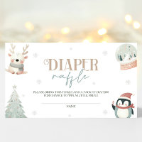 Baby det är kallt ute Baby Shower Blöja Lotteri
