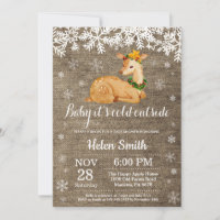 Baby det är kallt ute vinter hjort baby shower