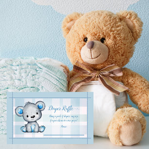 Baby Diaper Raffle Cute Bear Boy Play Game Tilläggskort