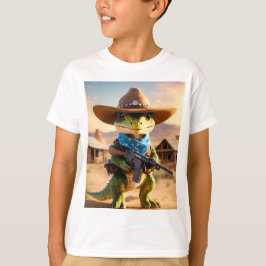 "Baby Dino Cowboy: Vilda western Äventyr" T Shirt