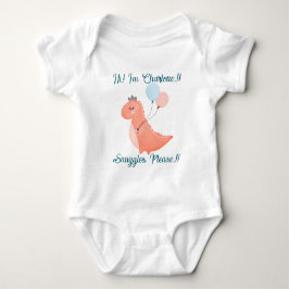 Baby Dino Födelsedagsfest T Shirt