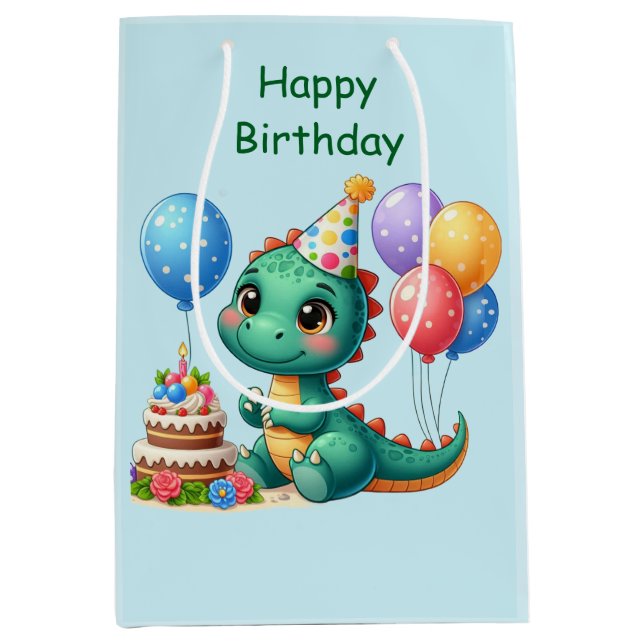Baby Dino Gift Bag  (Framsidan)