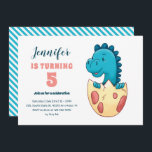 Baby Dino Hatching Egg Cute Kids Dinosaur Birthday Inbjudningar<br><div class="desc">För barn för rutdesign,  pojkar eller flickor som kärlek dinosaur,  dino-tecknad,  T-rex och andra dinosauriarter. Perfekt för födelsedagsfest av Jurassic-tema. Du kan anpassa ordalydelsen så att den passar för andra tillfällen.</div>