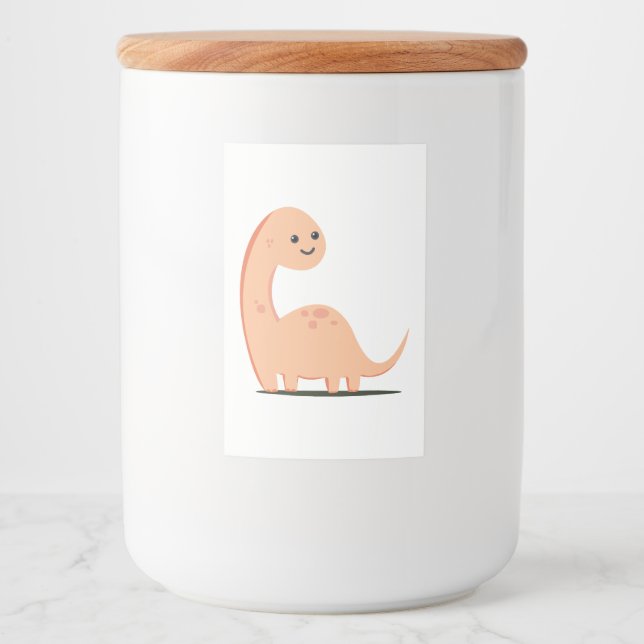 Baby Dino Mat Etikett (Framsida)