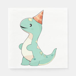 Baby Dino Mite! Cute Dinosaur Birthday T Rex Pappersservett