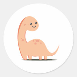Baby Dino Runt Klistermärke
