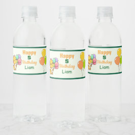 Baby Dino Water Bottle Labels Vattenflaskor Etikett