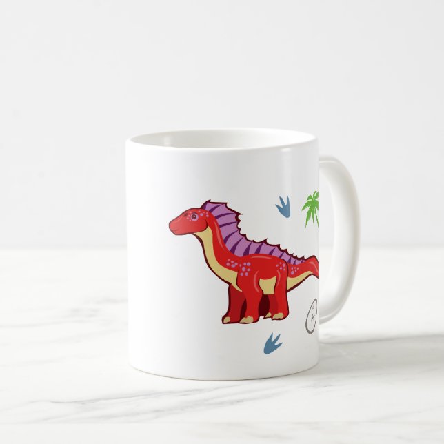 Baby Dinosaur Amargasaurus Kaffemugg (Framsida höger)