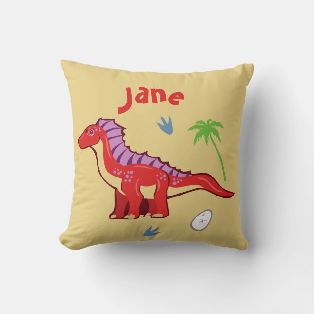 Baby Dinosaur Amargasaurus Kudde (Framsida)