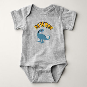 Baby Dinosaur Design - Baby Jersey Bodykostym T Shirt