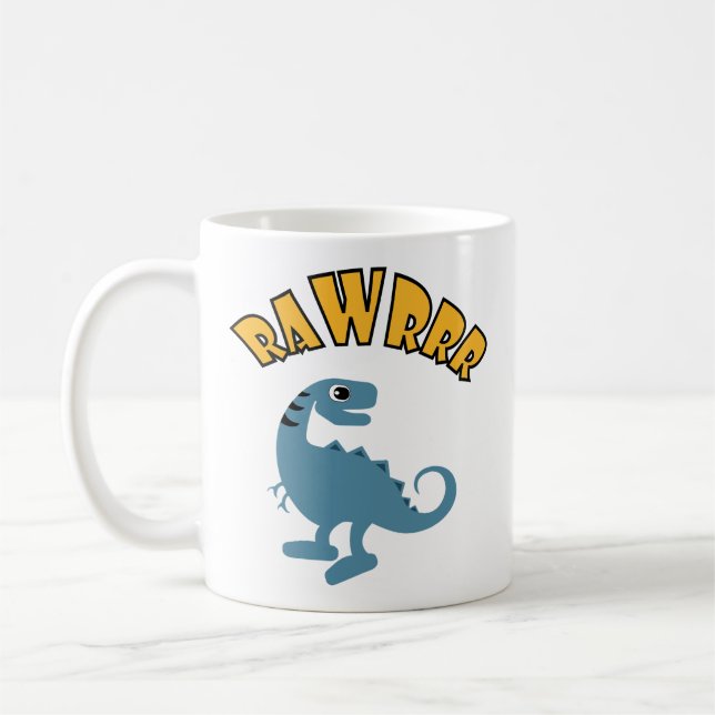 Baby Dinosaur Design - Classic Mugg (Vänster)