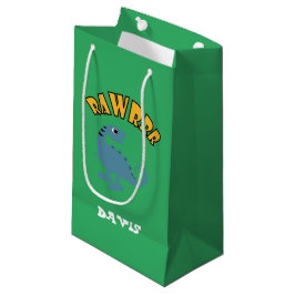 Baby Dinosaur Design - Gift Bag - Small