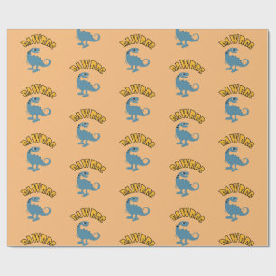 Baby Dinosaur-design - Papper radbrytning av proje Presentpapper