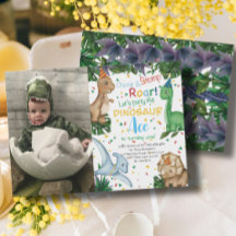 Baby Dinosaur-Födelsedagsfesten! Foto