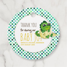 Baby Dinosaur Gåvor Etiketter