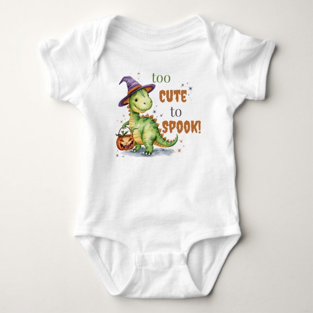 Baby Dinosaur Halloween T-shirt Body  (Framsida)