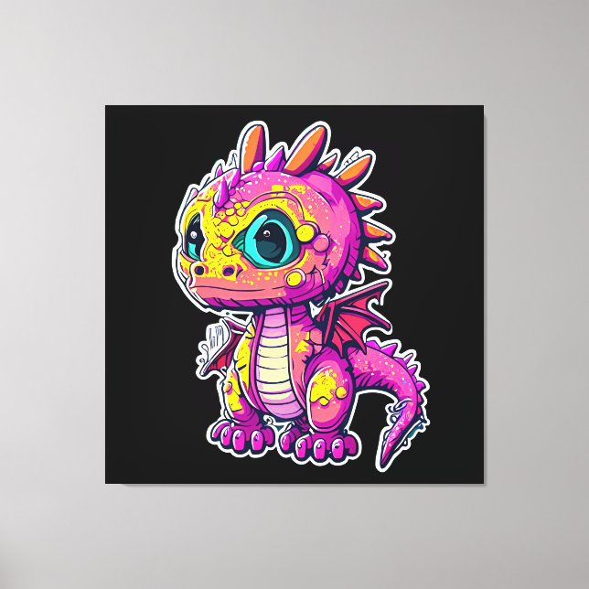 Baby Dinosaur | Jurassic Joy Canvastryck (Framsida)
