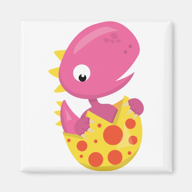 Baby Dinosaur Jurassic Magnet (Framsidan)