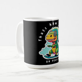Baby Dinosaur Skating | Så här rullar jag Kaffemugg