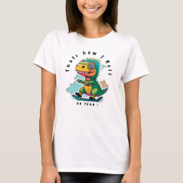 Baby Dinosaur Skating | Så här rullar jag T Shirt