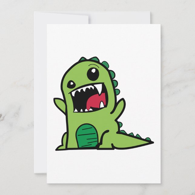 Baby dinosaur tecknad (Framsida)