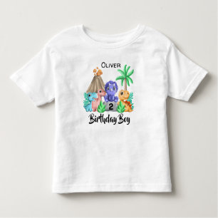 Baby Dinosaurs Birthday Småbarn T-shirt