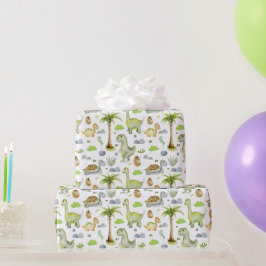 Baby Dinosaurs och Turtles Presentpapper