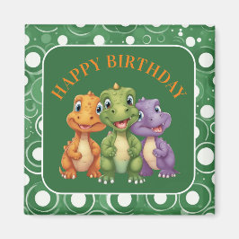 Baby Dinosaurs Party Magnet