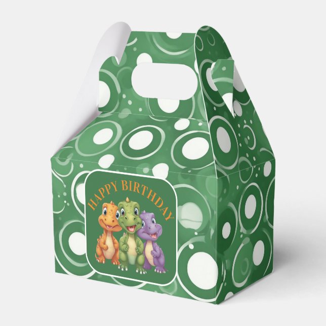 Baby Dinosaurs Party Presentaskar (Framsidan Sidan)