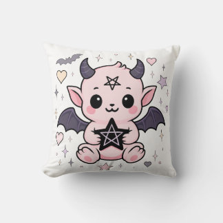 Baby Djävulen - Kawaii Pastel Goth Demon Kudde