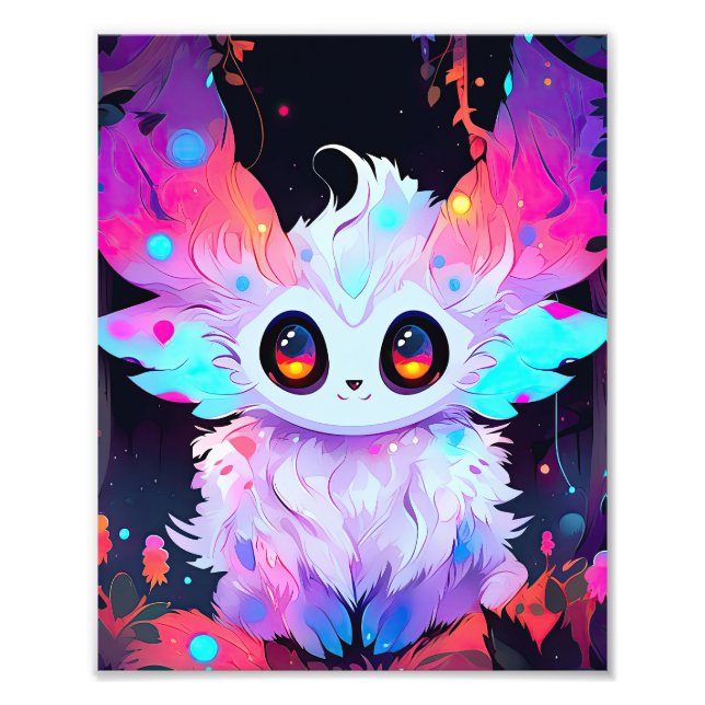 Baby djur Adsible Creature Fototryck (Framsidan)