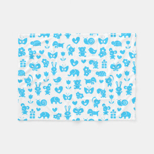 Baby djur Baby Blanket Fleecefilt