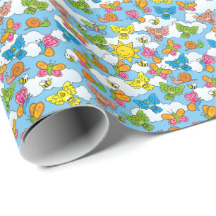 Baby djur-bakgrund presentpapper