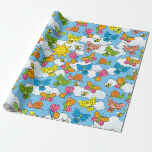 Baby djur-bakgrund presentpapper
