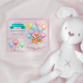 Baby djur Bubblor för cute Baby Shower