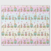 Baby djur Circus Tåg