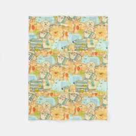 Baby djur fleecefilt