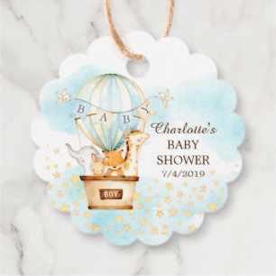 Baby djur Luftballong Ride Favor Gift-Märkre Gåvor Etiketter