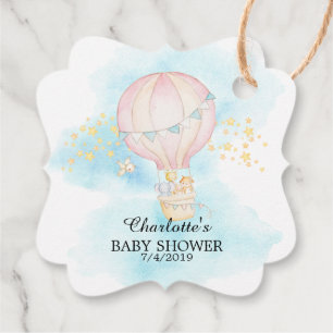 Baby djur Luftballong Ride Favor Gift-Märkre Gåvor Etiketter