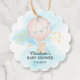 Baby djur Luftballong Ride Favor Gift-Märkre Gåvor Etiketter