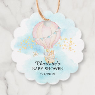 Baby djur Luftballong Ride Favor Gift-Märkre Gåvor Etiketter