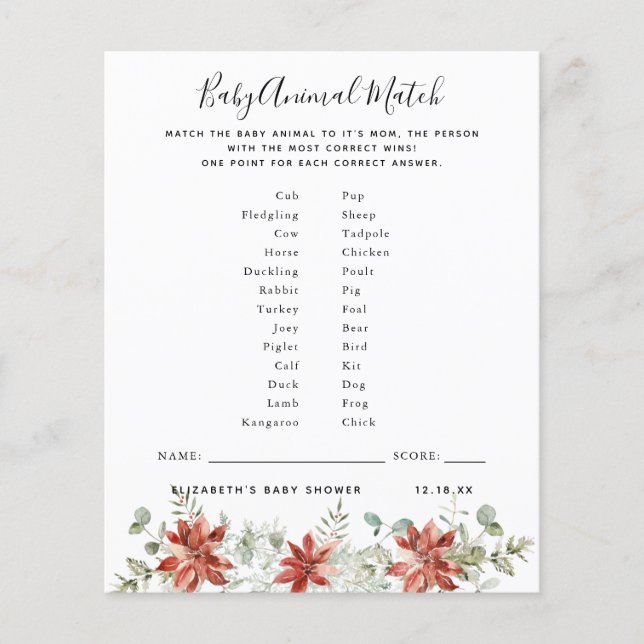 Baby djur Match | Barnstödsspel (Framsida)